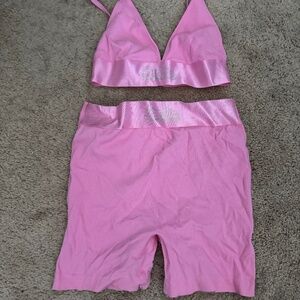 Barbie sequin pink Primark set